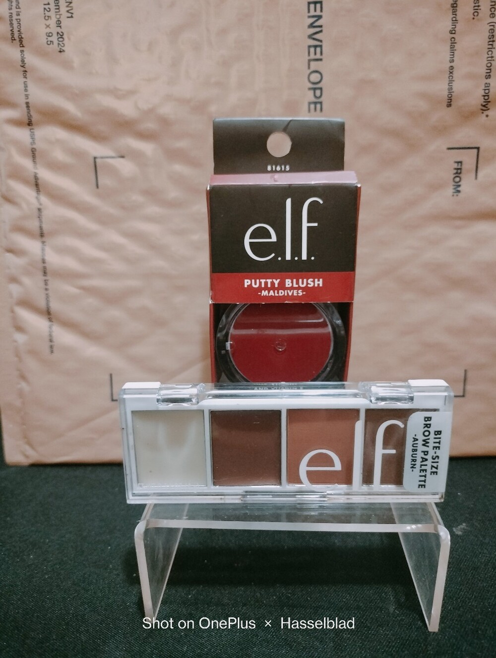 e.l.f. Putty Blush & Brow Palette Duo in Red and Brown